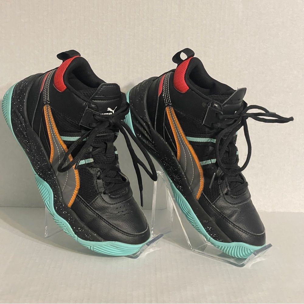 PUMA - Juniors Rebound Future Next Gen Speckle Basketball Shoes, Big Kid size 5 - Picture 4 of 11